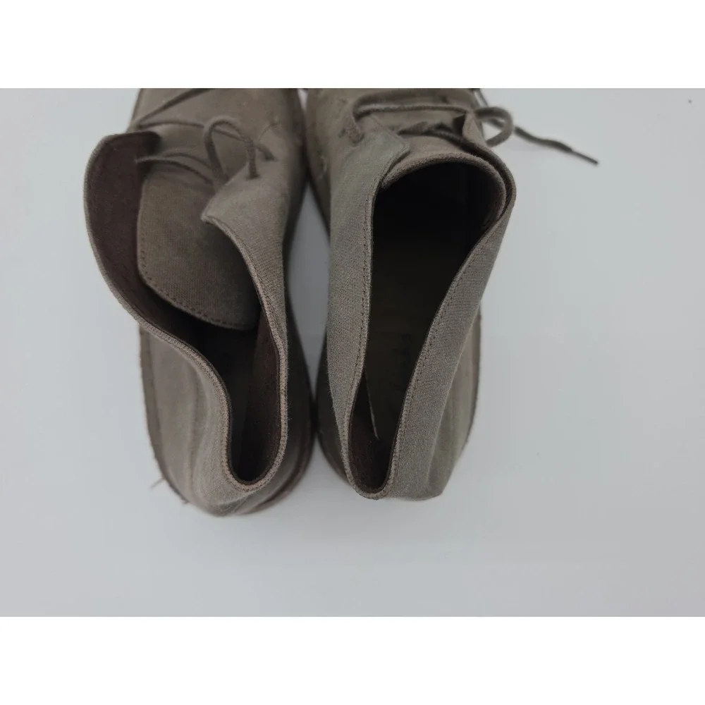 Clarks Canvas Boots Mens Size 13 Gray In Goos Shape